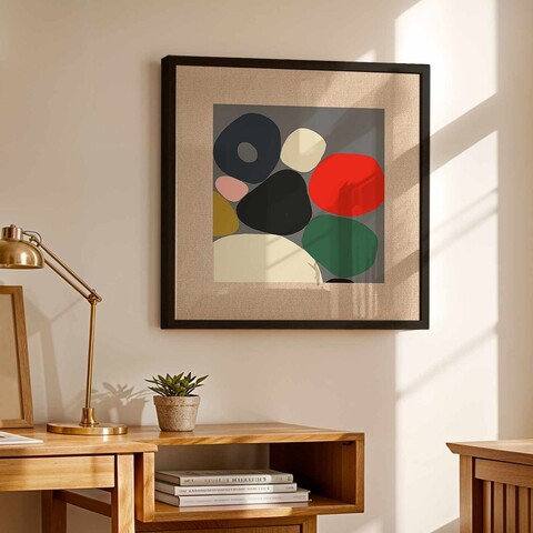 Tablou decorativ, SC11363_7070, Dimensiune: 74 x 74 cm, Multicolor
