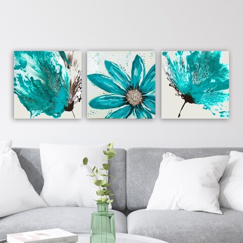 Tablou decorativ (3 Pieces), 3P5779, Lemn (Grosime: 3 cm, Multicolor
