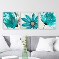 Tablou decorativ (3 Pieces), 3P5779, Lemn (Grosime: 3 cm, Multicolor