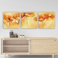 Tablou decorativ (3 Pieces), Partmdr06, Lemn (Grosime: 3 cm, Multicolor