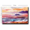 Tablou decorativ, 4570NISC-016, Lemn, Multicolor