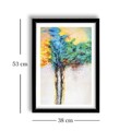 Tablou decorativ, 3853NISCT-010, Înrămat: 100% LEMN (Grosime: 22 mm, Multicolor