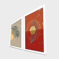 Tablou decorativ (2 Pieces), 2p3752softct-015, Înrămat: 100% LEMN (Grosime: 22 mm, Multicolor