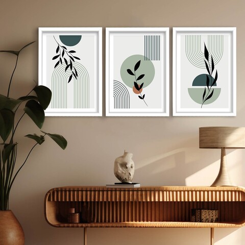 Tablou decorativ (3 Pieces), 3p3752softct-001, Înrămat: 100% LEMN (Grosime: 22 mm, Multicolor