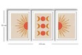 Tablou decorativ (3 Pieces), 3p3752softct-016, Înrămat: 100% LEMN (Grosime: 22 mm, Multicolor