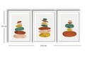 Tablou decorativ (3 Pieces), 3P3853NISCT-012, Înrămat: 100% LEMN (Grosime: 22 mm, Multicolor