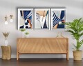 Set 3 tablouri decorative, 3P3853NISCT-015, Lemn, Multicolor