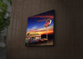 Tablou decorativ cu lumina LED, 4040İACT-24, Dimensiune: 40 x 40 cm, Multicolor