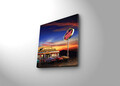 Tablou decorativ cu lumina LED, 4040İACT-24, Dimensiune: 40 x 40 cm, Multicolor