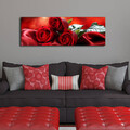 Tablou decorativ cu lumina LED, 3090DACT-31, 30 x 90 cm, Multicolor