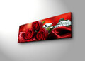 Tablou decorativ cu lumina LED, 3090DACT-31, 30 x 90 cm, Multicolor