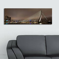 Tablou decorativ cu lumina LED, 3090DACT-33, 30 x 90 cm, Multicolor