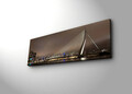 Tablou decorativ cu lumina LED, 3090DACT-33, 30 x 90 cm, Multicolor