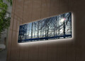 Tablou decorativ cu lumina LED, 3090DACT-37, 30 x 90 cm, Multicolor