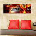 Tablou decorativ cu lumina LED, 3090DACT-42, 30 x 90 cm, Multicolor