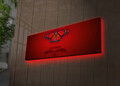 Tablou decorativ cu lumina LED, 3090DACT-46, 30 x 90 cm, Multicolor