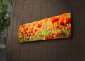 Tablou decorativ cu lumina LED, 3090İACT-13, 30 x 90 cm, Multicolor