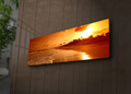 Tablou decorativ cu lumina LED, 3090İACT-38, 30 x 90 cm, Multicolor