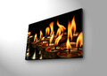 Tablou decorativ cu lumina LED, 4570DACT-24, Dimensiune: 45 x 70 cm, Multicolor