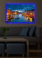 Tablou decorativ cu lumina LED, 4570DACT-8, Dimensiune: 45 x 70 cm, Multicolor