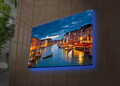 Tablou decorativ cu lumina LED, 4570DACT-8, Dimensiune: 45 x 70 cm, Multicolor