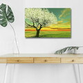 Tablou decorativ cu lumina LED, 4570DHDACT-146, Dimensiune: 45 x 70 cm, Multicolor