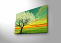 Tablou decorativ cu lumina LED, 4570DHDACT-146, Dimensiune: 45 x 70 cm, Multicolor