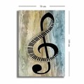 Tablou decorativ, 701002021C-002, Lemn (Grosime: 2,8 cm, Multicolor