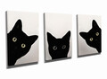 Tablou decorativ (3 Pieces), UDC13, Canvas imprimat, Multicolor