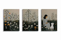 Tablou decorativ (3 Pieces), UDC14, Canvas imprimat, Multicolor