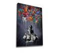 Tablou decorativ, WY363 (70 x 100), Canvas imprimat, Multicolor