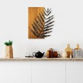 Decoratiune de perete, Leaf 3-1, Lățime: 58 cm Înălțime: 50 cm Adâncime: 3 cm, Multicolor
