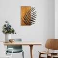 Decoratiune de perete, Leaf 3-1, Lățime: 58 cm Înălțime: 50 cm Adâncime: 3 cm, Multicolor