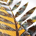Decoratiune de perete, Leaf 3-1, Lățime: 58 cm Înălțime: 50 cm Adâncime: 3 cm, Multicolor