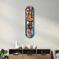 Tablou decorativ, Face Abstract, Dimensiune: 20 x 80 cm, Multicolor