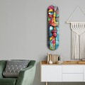 Tablou decorativ, Face Abstract, Dimensiune: 20 x 80 cm, Multicolor
