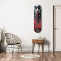Tablou decorativ, Joker in Red Suits Fan Art, Dimensiune: 20 x 80 cm, Multicolor