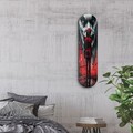 Tablou decorativ, Joker in Red Suits Fan Art, Dimensiune: 20 x 80 cm, Multicolor