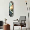 Tablou decorativ, Sea Gull and Ocean v2, Dimensiune: 20 x 80 cm, Multicolor