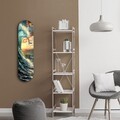 Tablou decorativ, Sea Gull and Ocean v2, Dimensiune: 20 x 80 cm, Multicolor