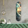 Tablou decorativ, Sea Gull and Ocean v2, Dimensiune: 20 x 80 cm, Multicolor