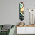 Tablou decorativ, Sea Gull and Ocean v2, Dimensiune: 20 x 80 cm, Multicolor