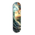 Tablou decorativ, Sea Gull and Ocean v2, Dimensiune: 20 x 80 cm, Multicolor