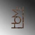 Decoratiune de perete, Rusty Home, Dimensiune: 50 x 28 cm, Maro antichizat