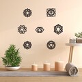 Decoratiune de perete, Simbolo-1, (Grosime: 1,5 mm), Negru