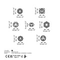 Decoratiune de perete, Simbolo-1, (Grosime: 1,5 mm), Negru