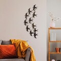 Decoratiune de perete, Flight 3, Dimensiuni: 50 x 100 x 5 cm, Multicolor