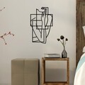 Decoratiune de perete, Think, Dimensiune: 50 x 30 cm, Negru