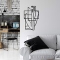 Decoratiune de perete, Think, Dimensiune: 50 x 30 cm, Negru