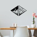 Decoratiune de perete, Day & Night, Dimensiuni: 63 x 41 cm , Negru